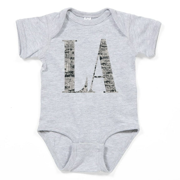 CafePress - LA Los Angeles - Cute Infant Bodysuit Baby Romper - Size Newborn - 24 Months