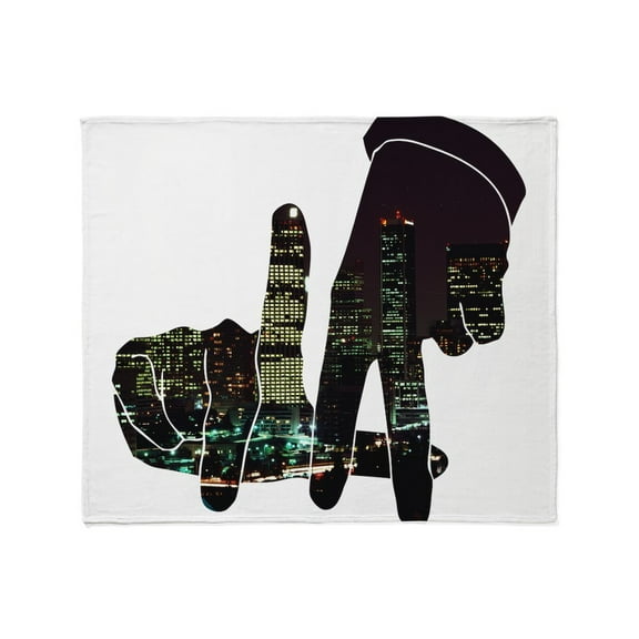 CafePress - LA Throw Blanket - Soft Fleece Throw Blanket, 50"x60" for All Ages