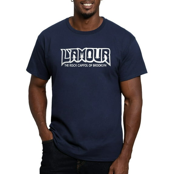 CafePress - LAMOUR The Rock Capitol Of Brooklyn T Shirt - Men's Fitted T-Shirt