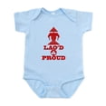 thumbnail image 1 of CafePress - LAO'd & PROUD Body Suit - Baby Light Bodysuit, Size Newborn - 24 Months, 1 of 4
