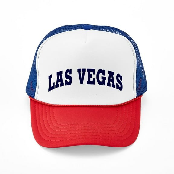 CafePress - LAS VEGAS - Adjustable Unisex Printed Trucker Hat with Mesh Back