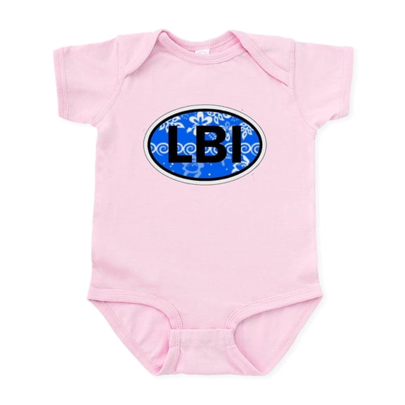 CafePress - LBI OVAL NEW Infant Bodysuit - Baby Light Bodysuit, Size Newborn - 24 Months