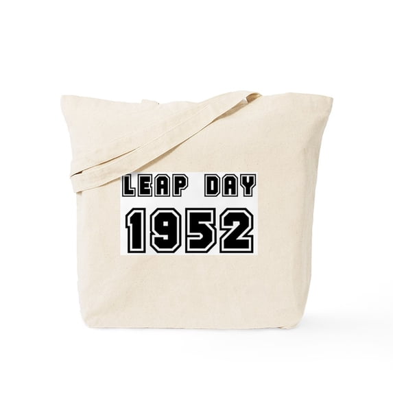 CafePress - LEAP DAY 1952 Tote Bag - Unisex Canvas Tote Bag, Beige, 1-Piece