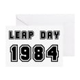 thumbnail image 1 of CafePress - LEAP DAY 1984 - Greeting Card, Blank Inside Glossy, 1 of 3