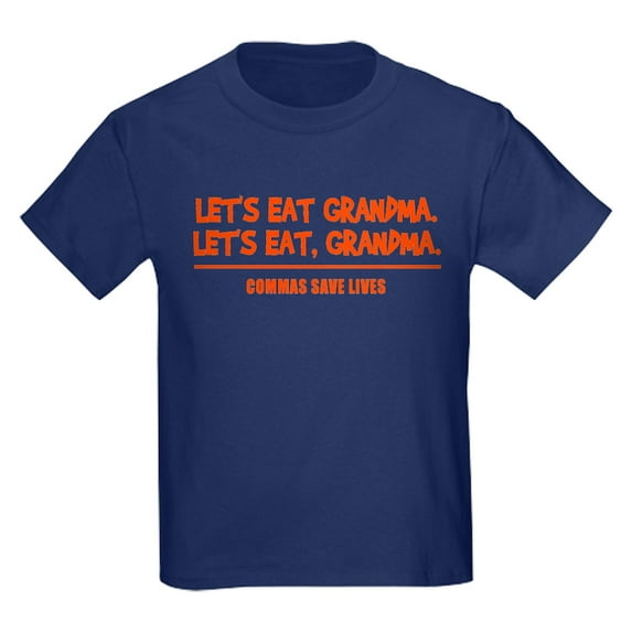 CafePress - LET's EAT GRANDMA. T Shirt - Dark T-Shirt Kids XS-XL