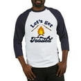 thumbnail image 1 of CafePress - LET's GET TOASTED Baseball Jersey - Cotton Baseball Jersey, 3/4 Raglan Sleeve Shirt, 1 of 4