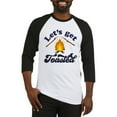 thumbnail image 1 of CafePress - LET's GET TOASTED Baseball Jersey - Cotton Baseball Jersey, 3/4 Raglan Sleeve Shirt, 1 of 4