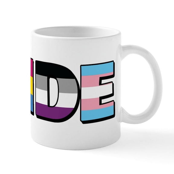 CafePress - LGBTQ Pride Mug - 11 oz Ceramic Mug - Novelty Coffee Tea Cup