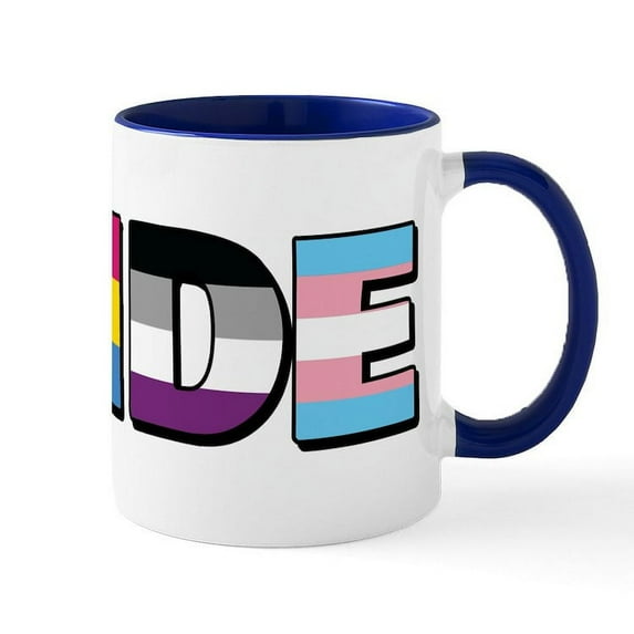 CafePress - LGBTQ Pride Mug - 11 oz Ceramic Mug - Novelty Coffee Tea Cup
