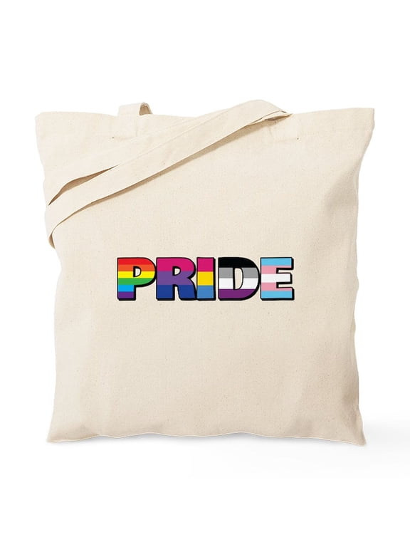 - LGBTQ Pride Tote Bag - Natural Canvas Tote Bag, Cloth Shopping Bag