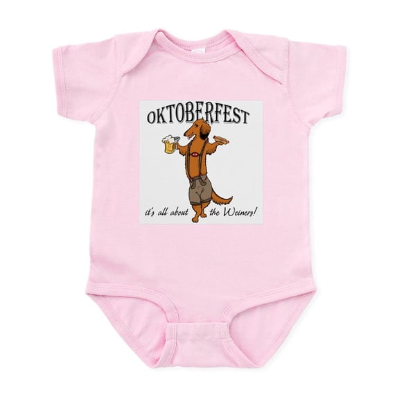 CafePress - LH Oktoberfest Dachshund Infant Bodysuit - Baby Light Bodysuit, Size Newborn - 24 Months