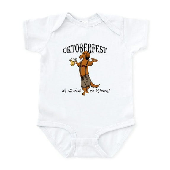 CafePress - LH Oktoberfest Dachshund Infant Bodysuit - Baby Light Bodysuit, Size Newborn - 24 Months