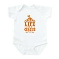 thumbnail image 1 of CafePress - LIFE IS A CIRCUS Body Suit - Baby Light Bodysuit, Size Newborn - 24 Months, 1 of 4