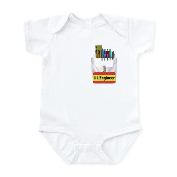 CafePress - LIL Engineer Infant Creeper - Baby Light Bodysuit, Size Newborn - 24 Months