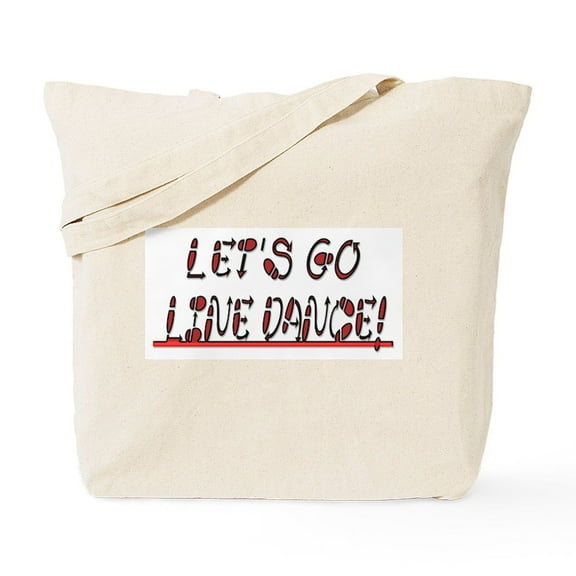 CafePress - LINE DANCE! DESIGN #1 Tote Bag - Unisex Canvas Tote Bag, Beige, 1-Piece