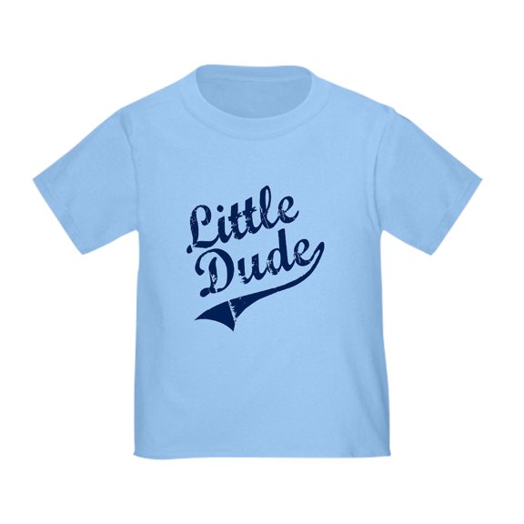 CafePress - LITTLE DUDE (Script) Toddler T Shirt - Cute Toddler T-Shirt, 100% Cotton