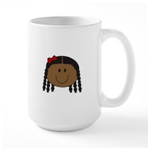 CafePress - LITTLE GIRL FACE Ceramic Mug - 15 oz Ceramic Large White Novelty Mug