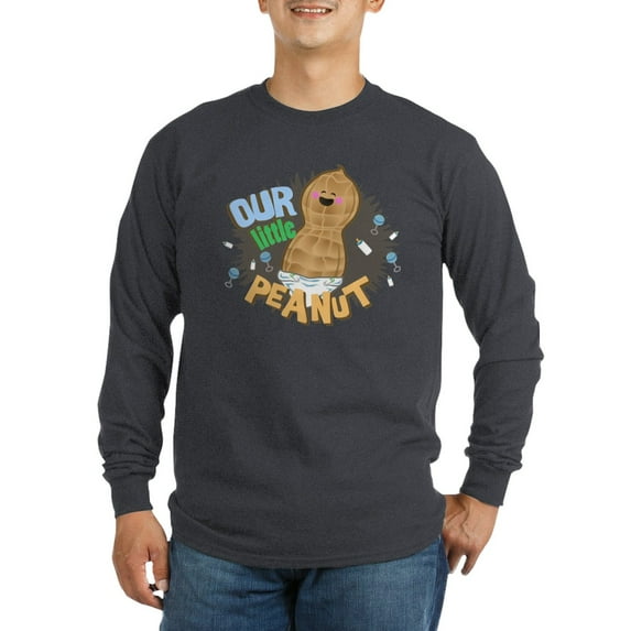 CafePress - LITTLE PEANUT Long Sleeve Dark T Shirt - Long Sleeve Dark T-Shirt
