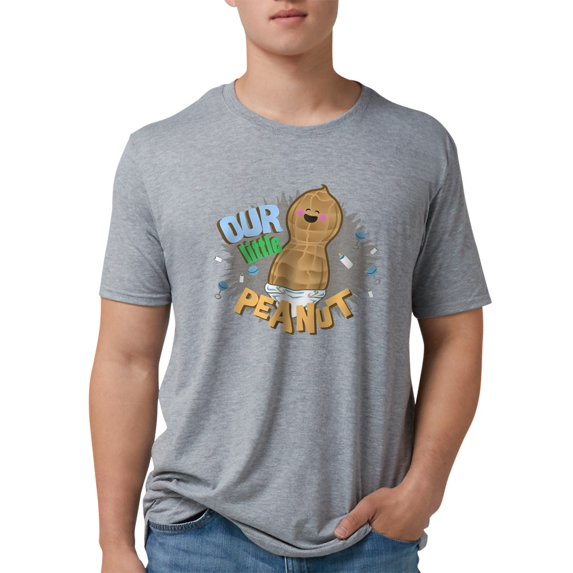 CafePress - LITTLE PEANUT Men's Deluxe T Shirt - Mens Tri-blend T-Shirt