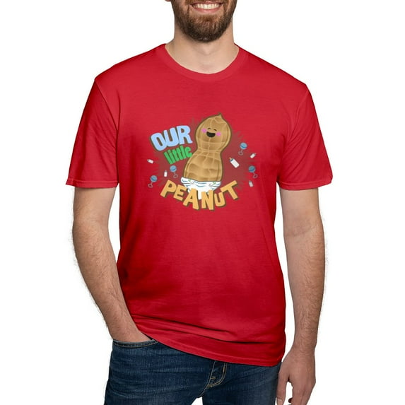 CafePress - LITTLE PEANUT Men's Fitted T Shirt (Dark) - Men's Fitted T-Shirt