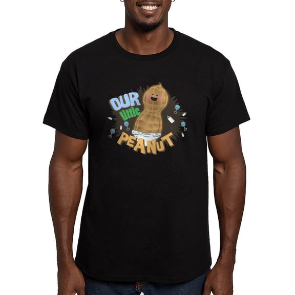 CafePress - LITTLE PEANUT Men's Fitted T Shirt (Dark) - Men's Fitted T-Shirt