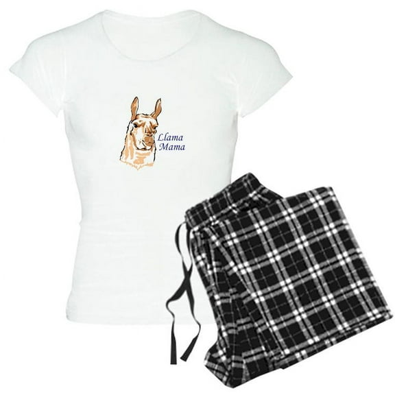 CafePress - LLAMA MAMA Pajamas - Women's Light Pajamas