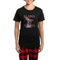 thumbnail image 1 of CafePress - LLAMADRAMA Women's Dark Pajamas - Women's Short Sleeve Print T-Shirt and Pants Dark Cotton Pajama Set, 1 of 7