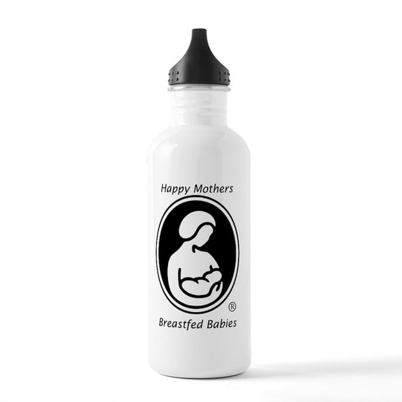 CafePress - LLL Logo Breastfed Bab Stainless Water Bottle 1 - Stainless Steel Water Bottle, Sports Bottle, 1.0L