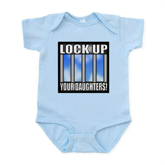 CafePress - LOCK UP 2 Body Suit - Baby Light Bodysuit, Size Newborn - 24 Months