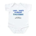 thumbnail image 1 of CafePress - LOOK WHO's TALKING Body Suit - Baby Light Bodysuit, Size Newborn - 24 Months, 1 of 4
