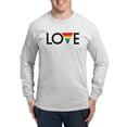 thumbnail image 1 of CafePress - LOVE Gay Pride Long Sleeve T Shirt - Men's Cotton Long Sleeve T-Shirt, 1 of 3