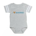 thumbnail image 1 of CafePress - LOVE SEAHORSES TR - Cute Infant Baby Football Bodysuit, 1 of 3