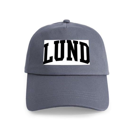 CafePress - LUND (Curve Black) Cap - Adjustable 100% Brushed Unisex Casual Cotton Baseball Cap, Beige, 1