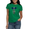 thumbnail image 1 of CafePress - LVN Caduceus Women's Dark T Shirt - Women's Traditional Fit Dark T-Shirt, 1 of 4