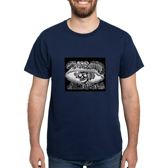 CafePress - La Calevera Catrina Posada Dark T Shirt - Men's Classic Graphic Cotton T-Shirt