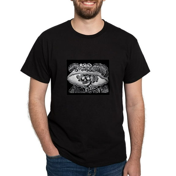 CafePress - La Calevera Catrina Posada Dark T Shirt - Men's Classic Graphic Cotton T-Shirt