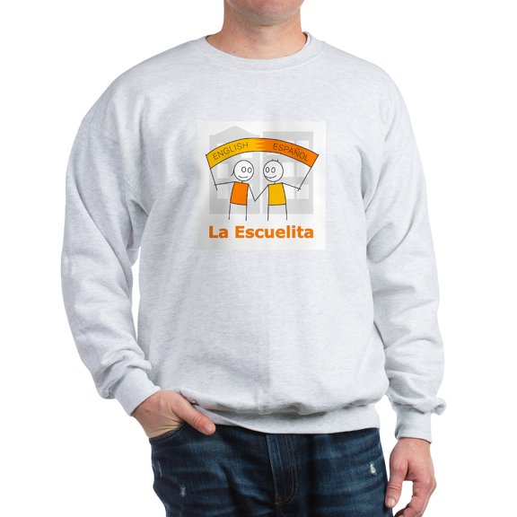 CafePress - La Escuelita Sweatshirt - Crew Neck Sweatshirt