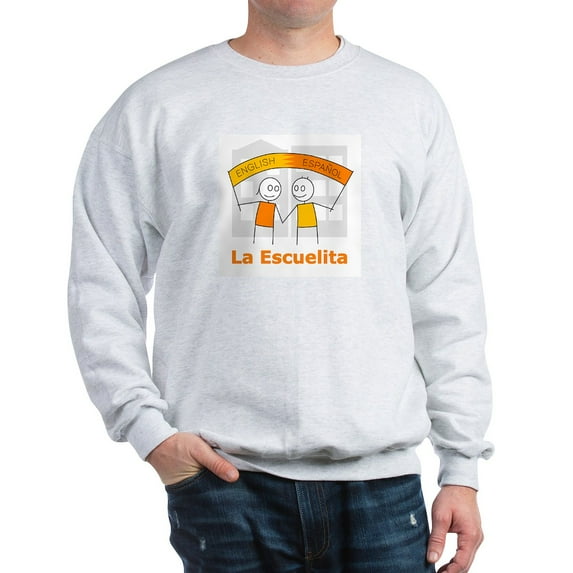 CafePress - La Escuelita Sweatshirt - Crew Neck Sweatshirt