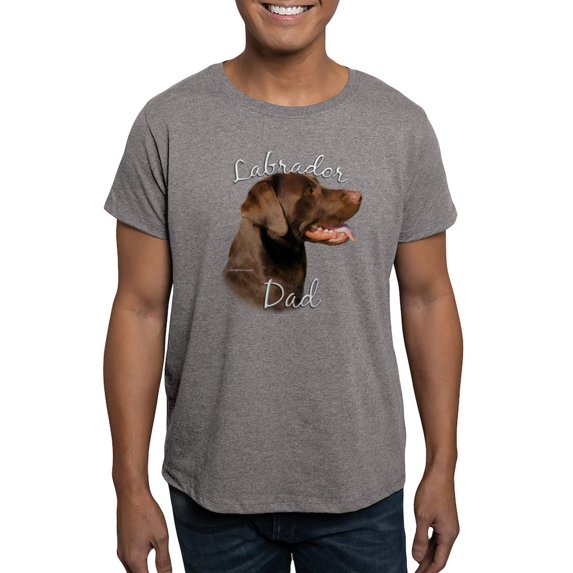 CafePress - Lab Dad2 T Shirt - Men's Fitted T-Shirt