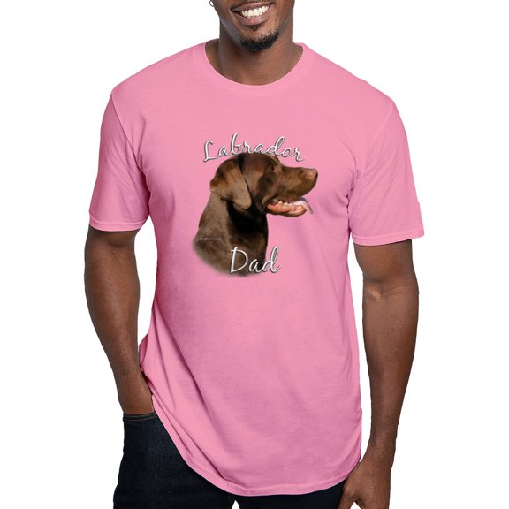 CafePress - Lab Dad2 T Shirt - Men's Fitted T-Shirt