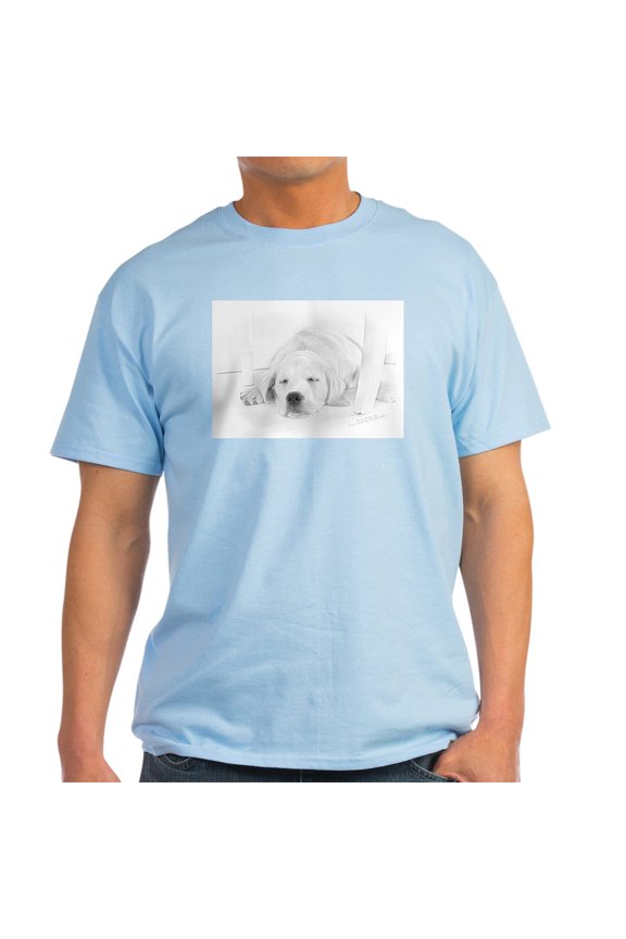 - Lab Pup Nap Light T Shirt - Men's Classic Graphic T-Shirt