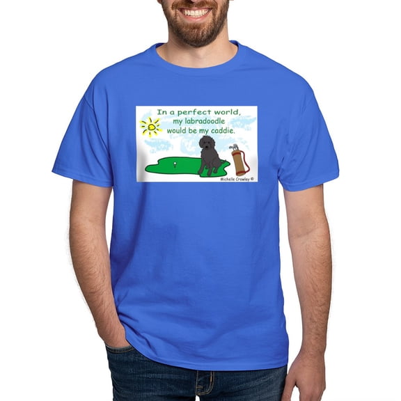 CafePress - Labradoodle Dark T Shirt - Men's Classic Graphic Cotton T-Shirt