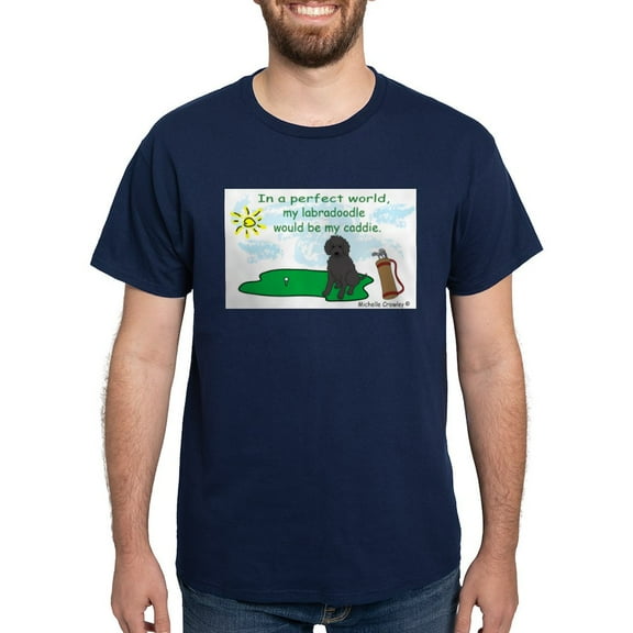 CafePress - Labradoodle Dark T Shirt - Men's Classic Graphic Cotton T-Shirt