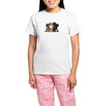 thumbnail image 1 of CafePress - Labradoodle Express Women's Light Pajamas - Women's Short Sleeve Print T-Shirt and Pants Light Cotton Pajama Set, 1 of 7