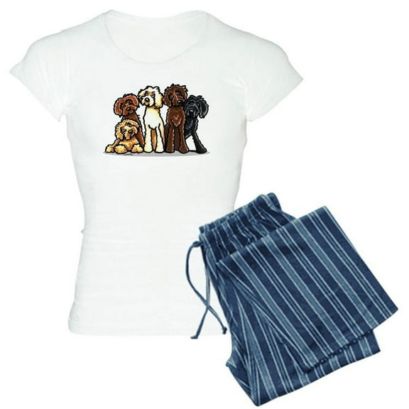 CafePress - Labradoodle Lover Women's Light Pajamas - Women's Short Sleeve Print T-Shirt and Pants Light Cotton Pajama Set