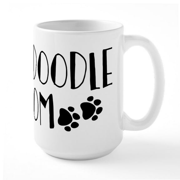 CafePress - Labradoodle Mom - 15 oz Ceramic Large White Novelty Mug