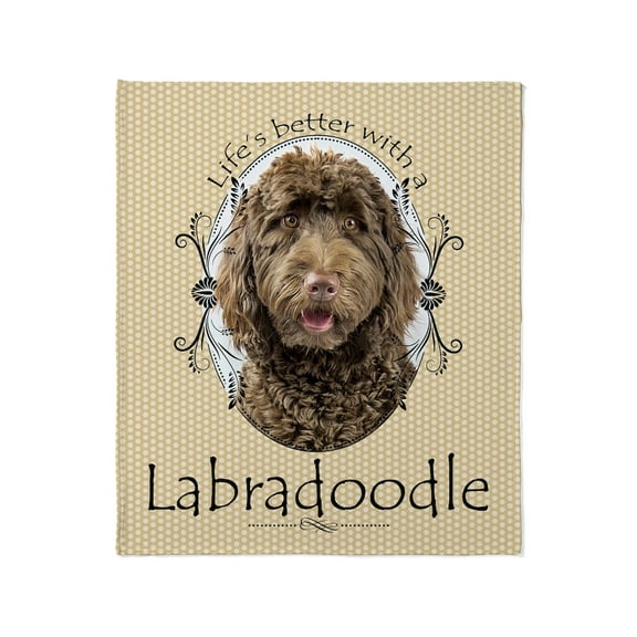 CafePress - Labradoodle Throw Blanket - Soft Fleece Throw Blanket, 50"x60" for All Ages