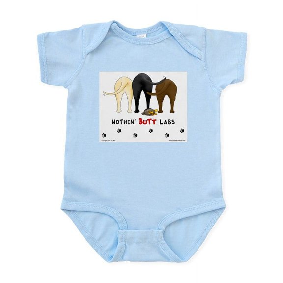 CafePress - Labrador Butts With Duck Infant Creeper - Baby Light Bodysuit, Size Newborn - 24 Months