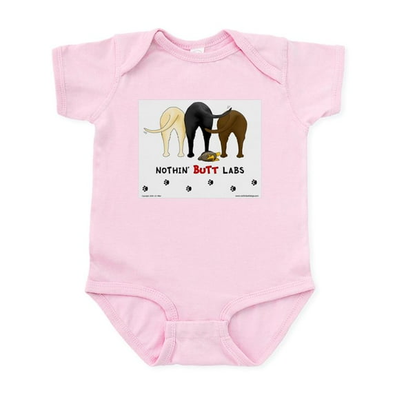 CafePress - Labrador Butts With Duck Infant Creeper - Baby Light Bodysuit, Size Newborn - 24 Months