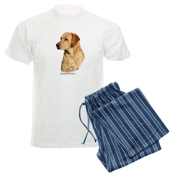 CafePress - Labrador Retriever 9Y297D 038 Men's Light Pajamas - Men's Light Loose Fit Cotton Pajama Set